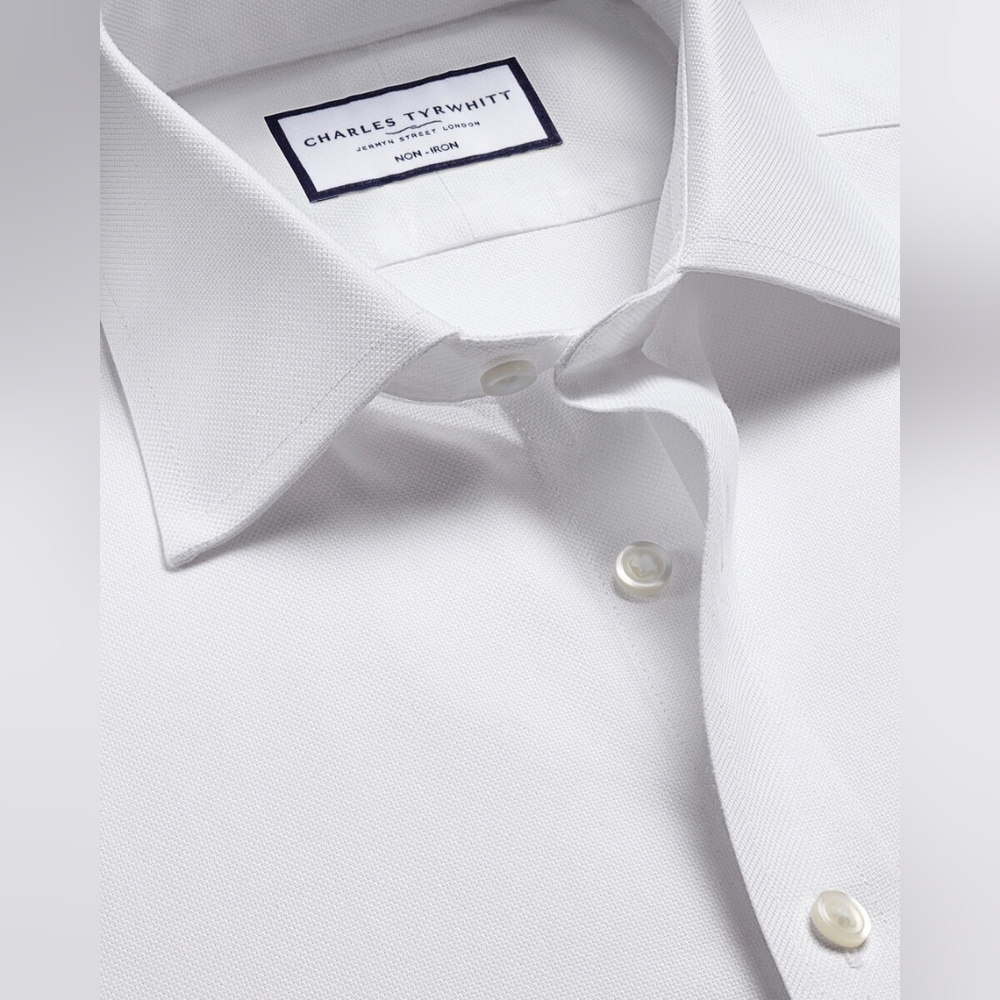Charles Tyrwhitt Royal Oxford Slim Fit Non-iron Shirt